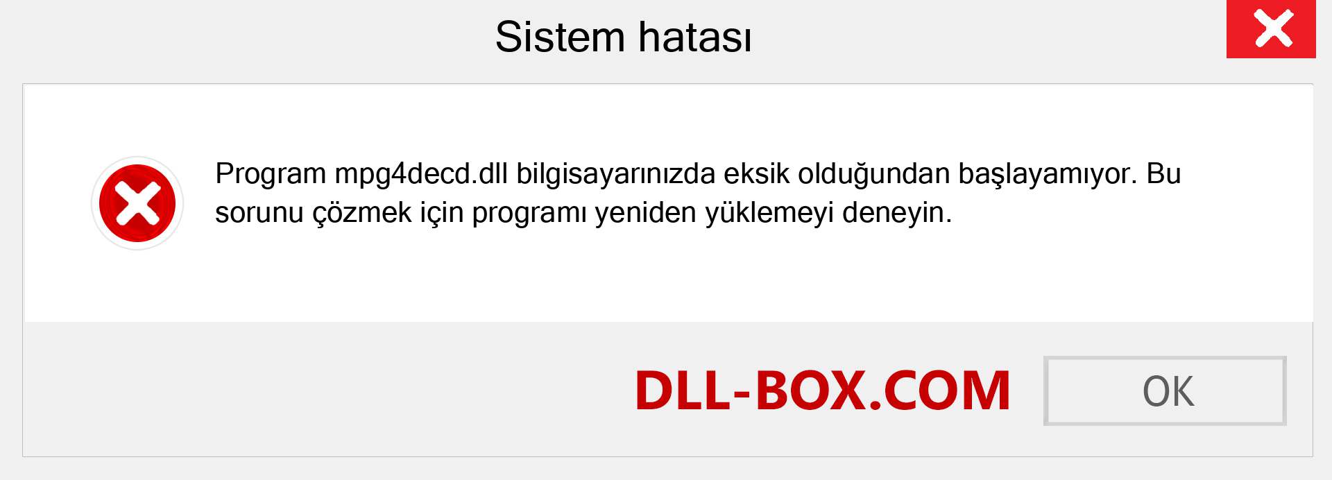 mpg4decd.dll dosyası eksik mi? Windows 7, 8, 10 için İndirin - Windows'ta mpg4decd dll Eksik Hatasını Düzeltin, fotoğraflar, resimler